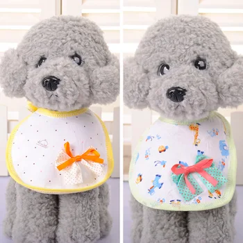

Pet /Baby Bib of Waterproof Bib / slobber towel brand cartoon bib cat dog 10pcs