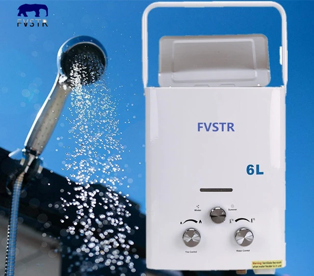 HOT sales CAMPER CAMPING WATER HEATER BOILER LPG Gas 12KW 6L + INSTANT  SHOWER Self Build - AliExpress