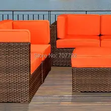 Торговая гарантия диван мебель открытый ПВХ плетеная мебель для патио