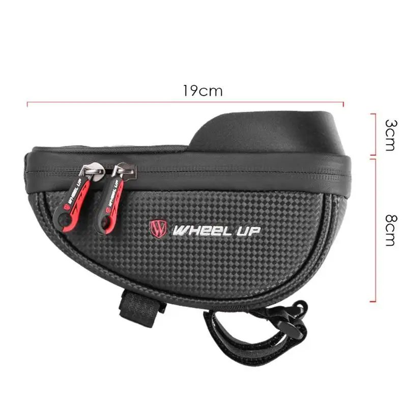 Clearance WHEEL UP Waterproof Bicycle Front Bag MTB Road Bike Top Tube Frame Handlebar Touch Screen Bag 6 inch Cycling Pouch phone Bag 13