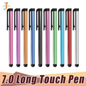 

1000pcs/lot High-texture Aluminum Alloy Capacitive Stylus Touch Pen for IPhone Samsung IPad Mini Tablet PC Mobile Phone