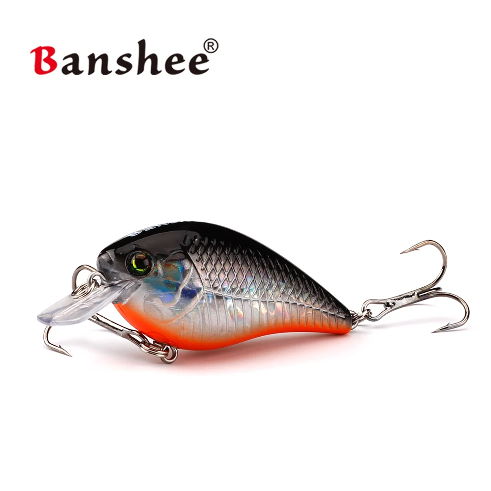 Banshee 60 мм 12 г квадратный Билль кренкбейты плавающий воблер приманки погремушки рыболовные приманки