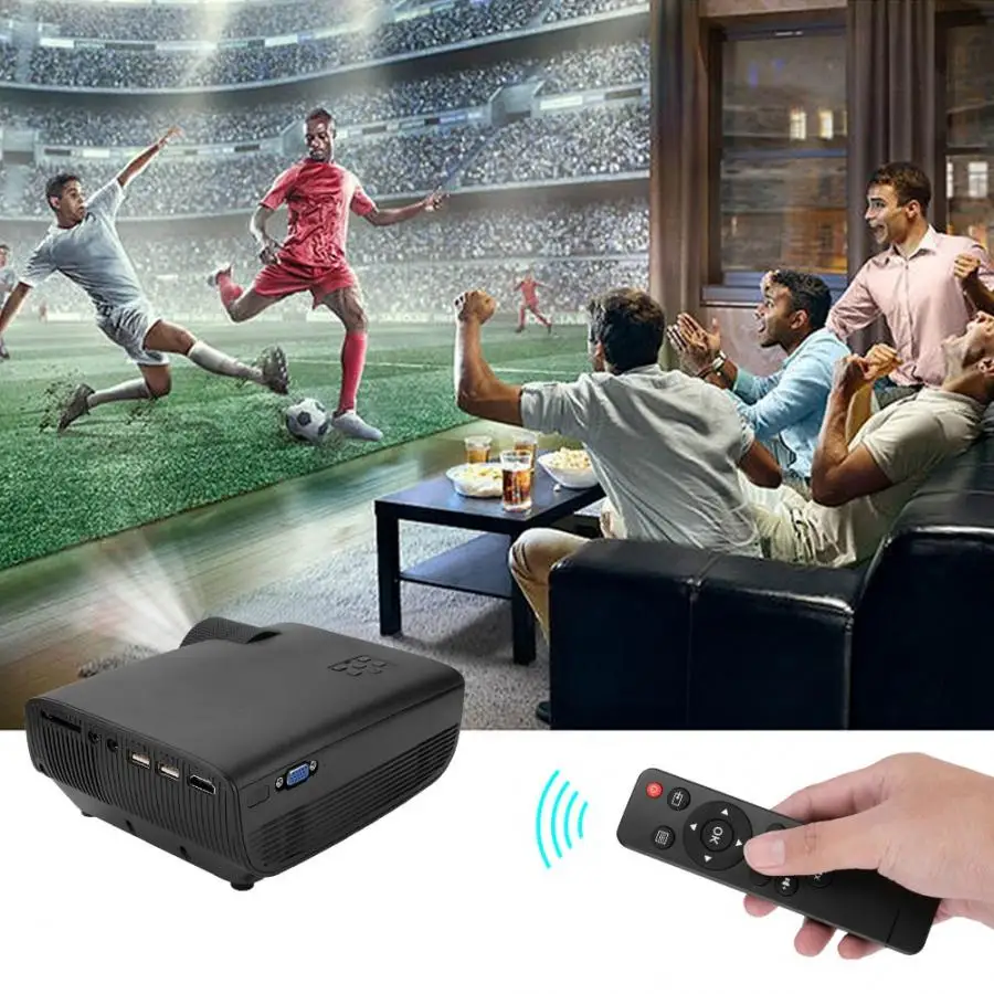 

W50 Portable Projector Home Cinema Mini WiFi Laser Projector Theater with Android 6.0 System for 150 Inch Screen Support U-disk