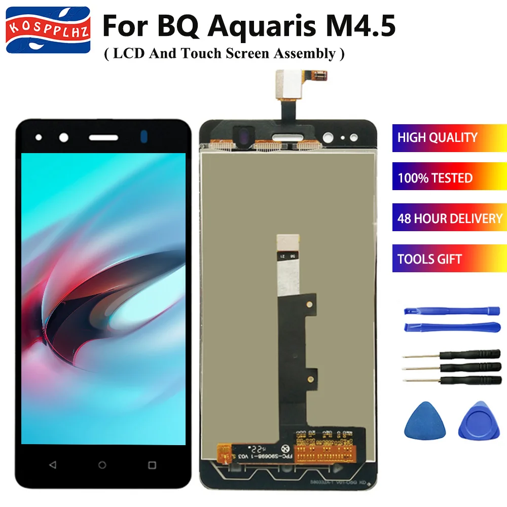100% тестирование 4 5 дюймов для BQ Aquaris M4.5 ЖК-дисплей Дисплей + сенсорный экран Экран
