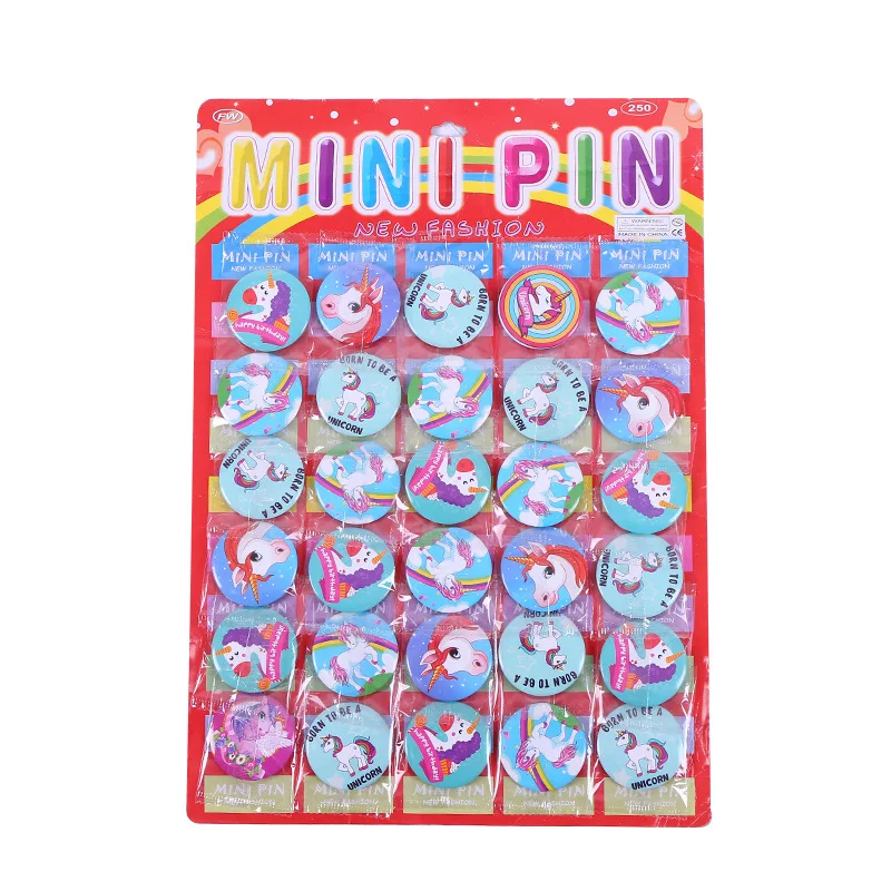 

30pcs/lot of angel horse Unicorn theme badge, party gift bag decoration brooch, party favor decoration brooch