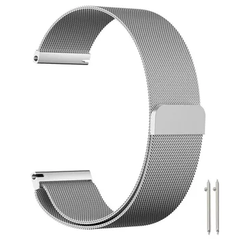 

16mm 18mm 20mm 22mm Universal Milanese Magnetic Loop Stainless Steel Watch Strap Bands Fashion Women Men Bracelet Strap