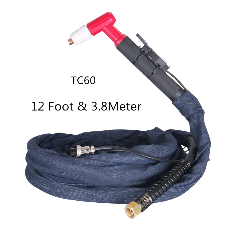 

12 Foot & 3.8 Meter TC-60 plasma cutting machine cutting torch cutting head 60A Pencil Torch Head Body