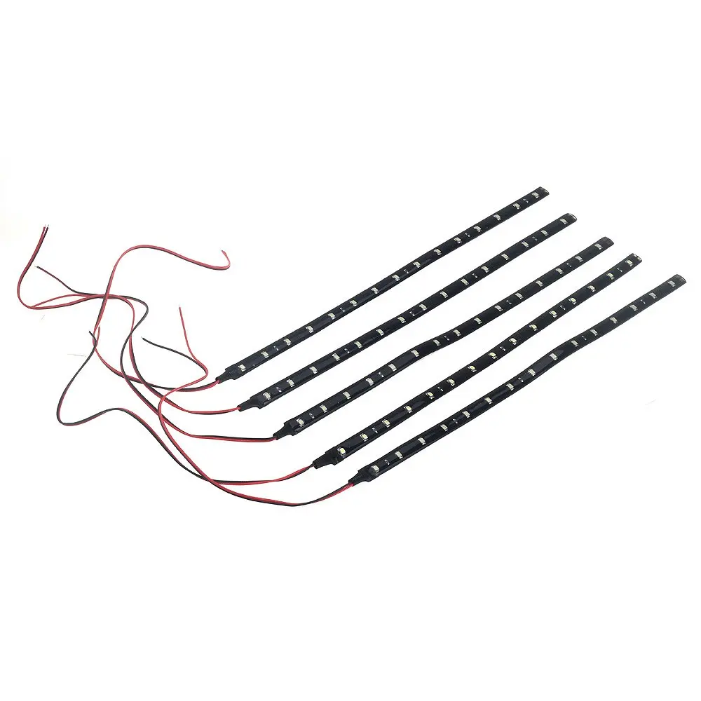 Новый стиль 5x30 см водонепроницаемый полоса 15 светодиодный 3528 SMD Холодный белый DC12V авто Новый стиль 5x30 см водонепроницаемый полоса 15 светодиодный 3528 SMD Холодный белый DC12V авто