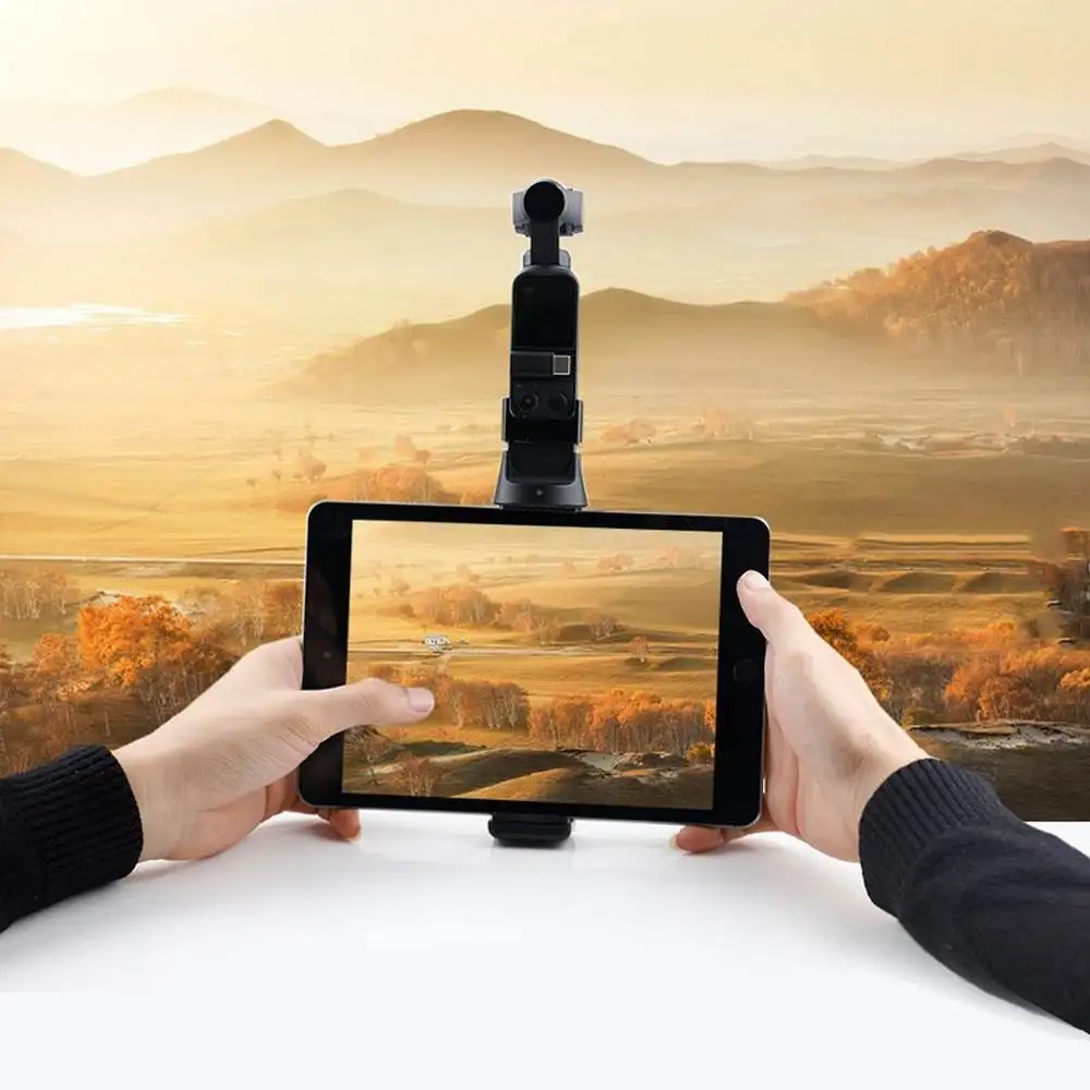 

Bakeey Phone Tablet Monitor Clamp Adapter Mount Phone Holder Bracket with Phone Clip for OSMO POCKET Handheld Gimbal