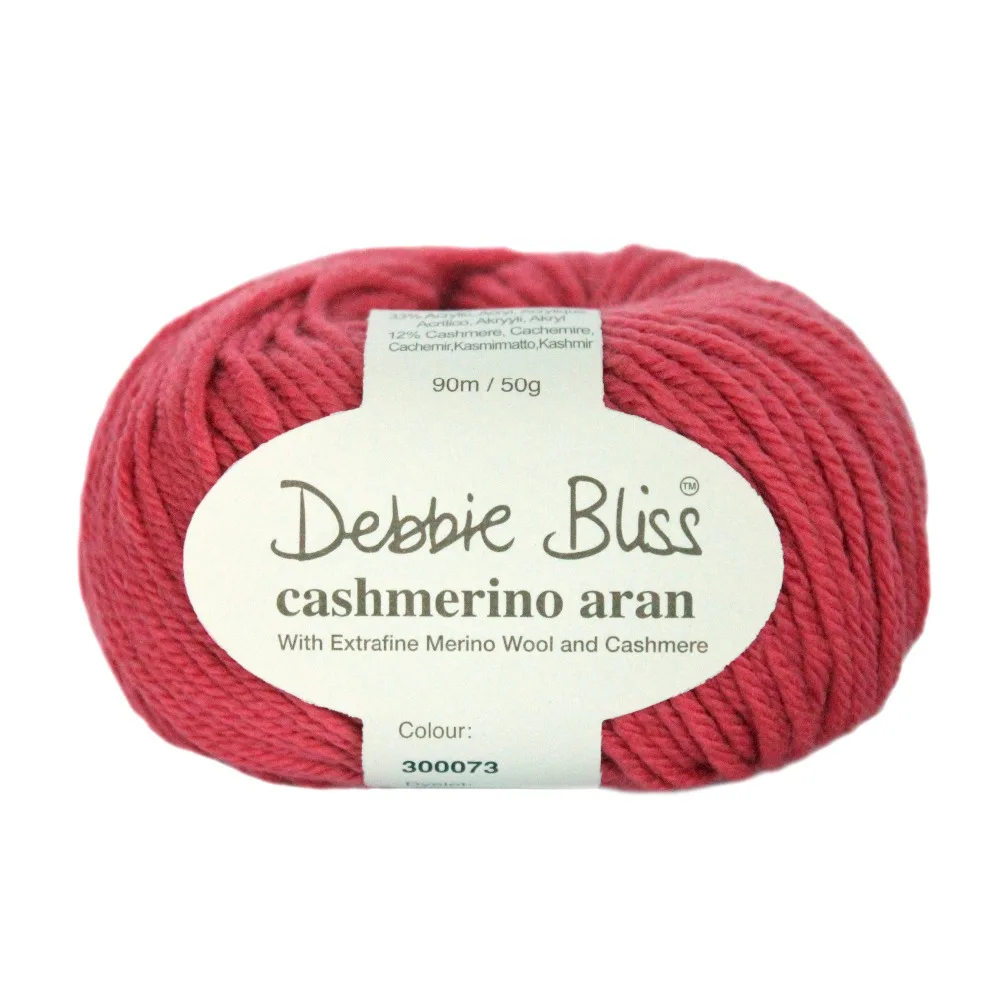 5*50 г шар Debbie Bliss Cashmerino Aran пряжа шерстяная пряжа импортная Ручная Пряжа Вязание крючком средняя толстая пряжа