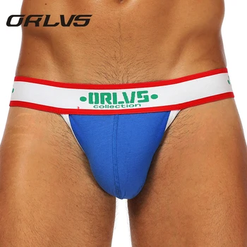 

ORLVS Mens Panties Underwear Men Jockstrap Briefs Slip Tanga Homme Gay Sexy Underwear Underpants Cotton Cueca Sissy Lingerie