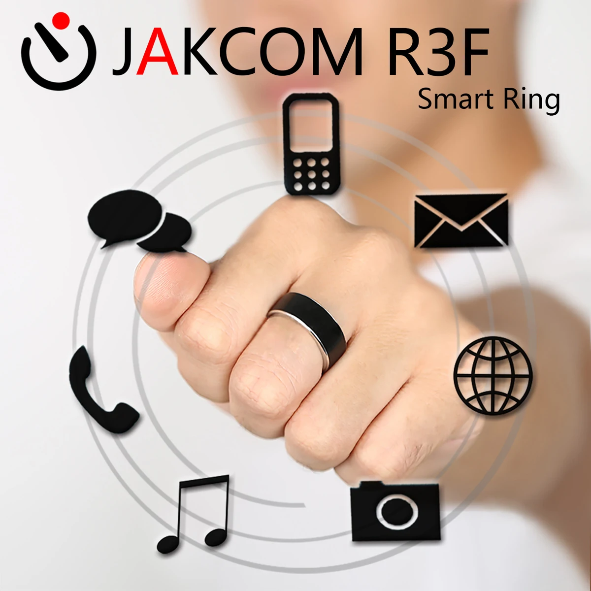 Jakcom R3F Wearble устройства Смарт кольцо электронное волшебное кольцо на палец с двухъядерным высокой скоростью NFC для Android, оконные NFC телефоны