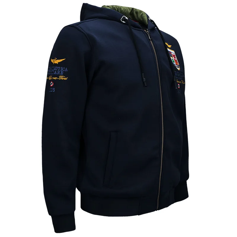 Kaufen MA1 Bomber Jacke Männer 2018 Neue männer Mit Kapuze Armee Militär Aeronautica Military Dicken Vintage Taktische Jacke Outwear Mäntel M 4XL