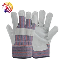 OLSON DEEPAK Cheap Industrial Work Gloves Cow Split Leather Driver Construction Gloves For Men HY025