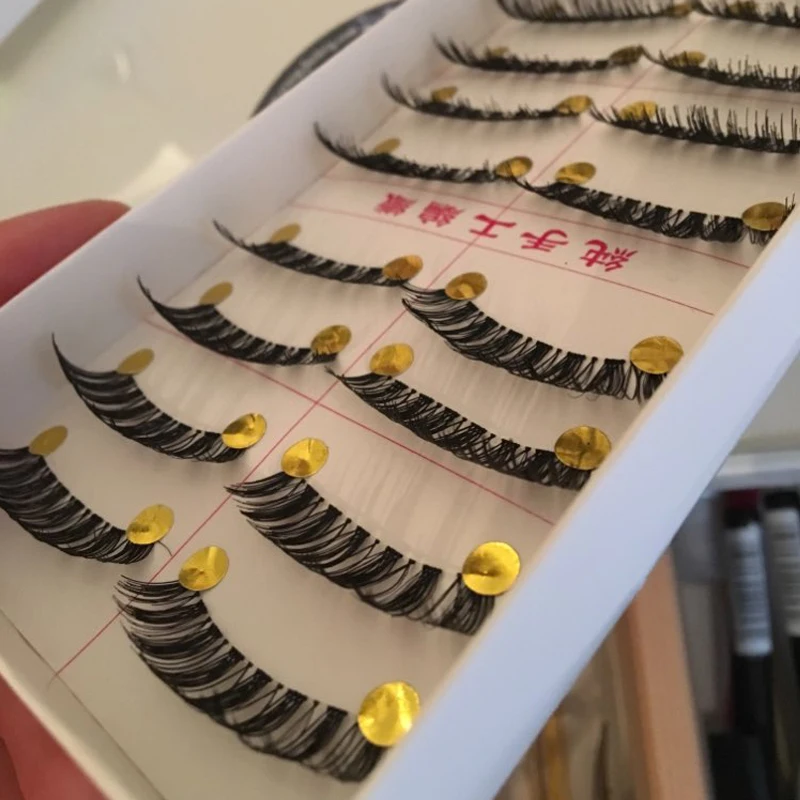 

10 Pairs Natural Fashion False Eyelashes Soft Makeup Handmade Cilios Posticos Eye Lashes Maquiagem Takma Kirpik Faux Cil #50923