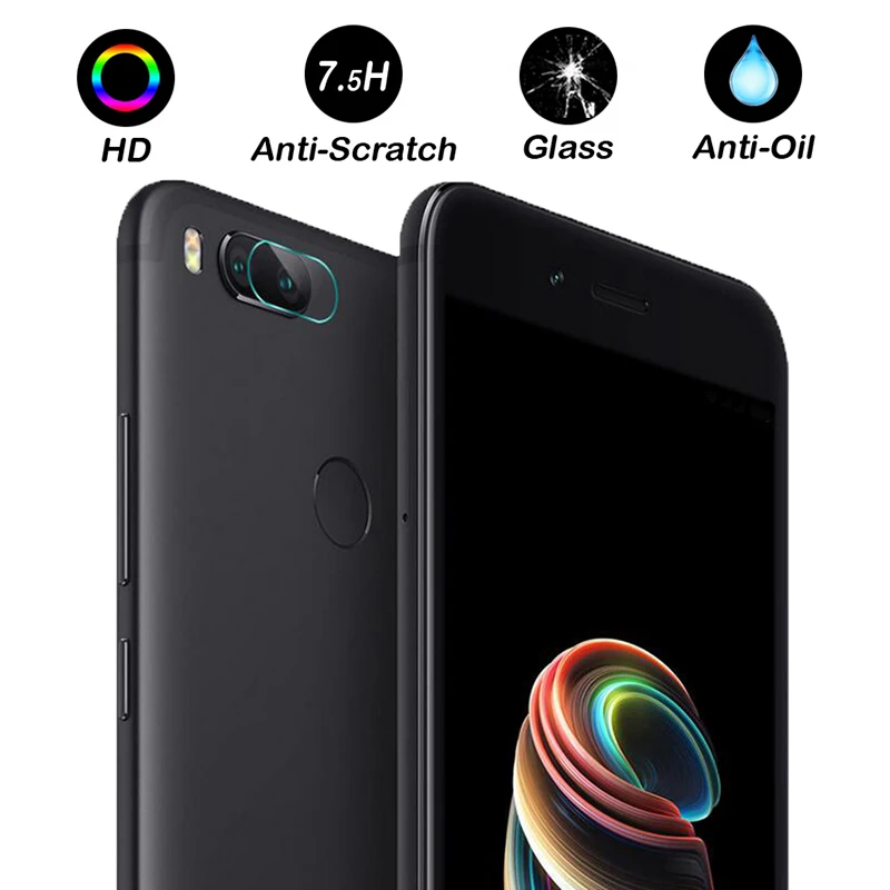 Прозрачная защитная пленка для объектива камеры 2 шт. xiaomi Mi 5x/xiaomi A1 закаленное