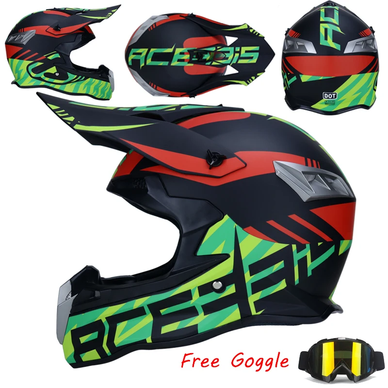 Высококачественный внедорожный мотоциклетный шлем Мотоцикл горные capacete da moto cicleta cascos DOT одобренный гоночный шлем крест вездеход мотоцикл