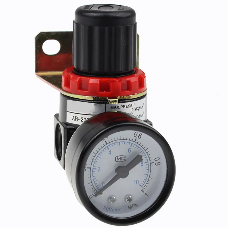 

AR-2000 G1/4'' Pneumatic mini air pressure regulator air treatment units