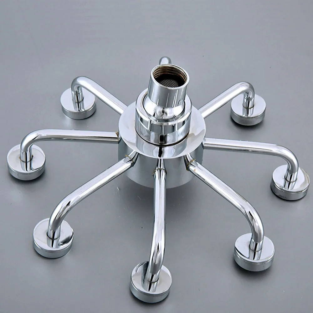 

Polished Chrome 8 inch Waterfall Shower heads Rainfall Shower Head Rain Shower Heads Bathroom Top Sprayer Bsh233
