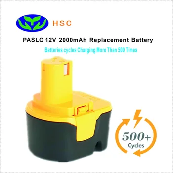 

PAS12 2000mAh 12V NiCAD Battery Replacement PASLO B-1230H,B-1222H,B-1220F2,B-1203F2 Original Battery
