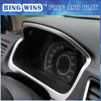 

Car styling ABS Car Instrument Gauge Panel Cover Trim Sticker For Honda CRV Dashboard Accent Bezeul Frame decorate