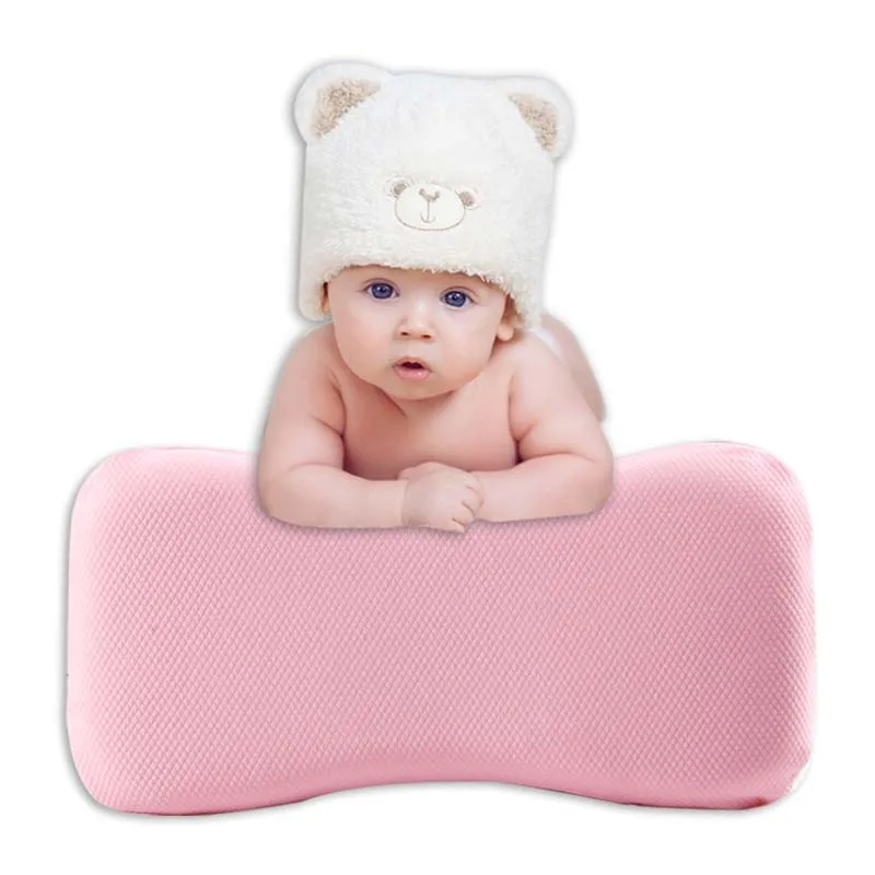 

Solid Orthopedic Baby Infant Natural Latex Pillow Kids Toddler Prevent Flat Head Bed Pillows for Newborn Sleep Neck Shaping