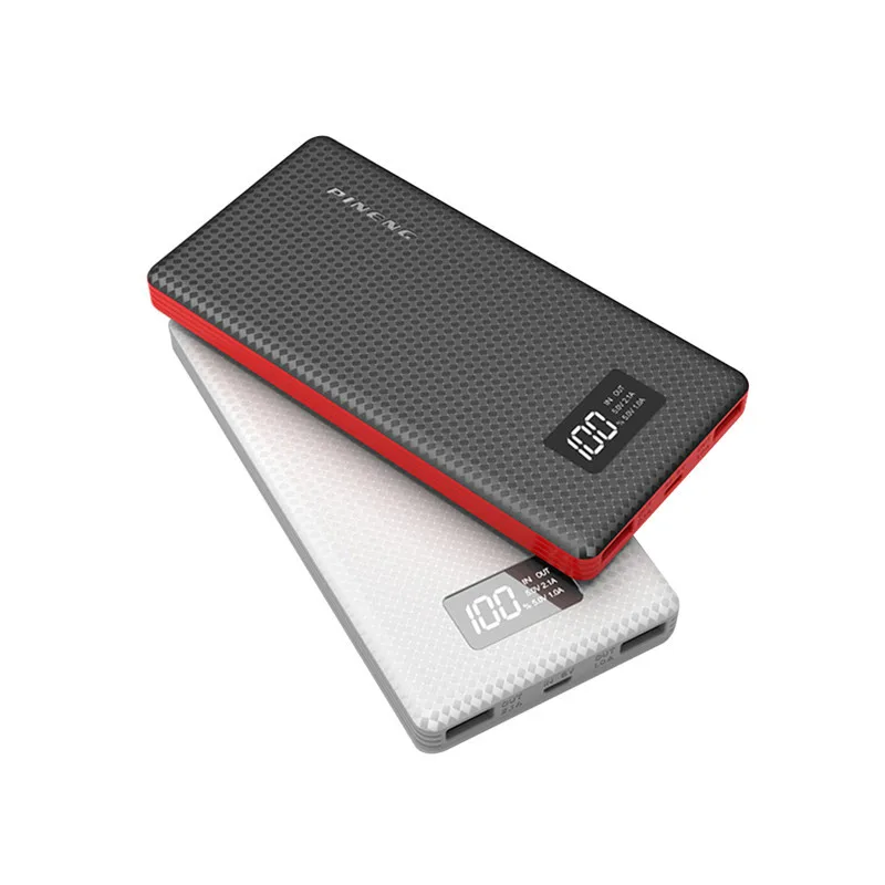 imágenes para Pineng Banco de la Energía 10000 mAh USB Portable Power Bank Batería Externa Cargador de batería del Li-Polímero con Indicador LED Para el iphone Smartphone imágenes para Pineng Banco de la Energía 10000 mAh USB Portable Power Bank Batería Externa Cargador de batería del Li-Polímero con Indicador LED Para el iphone Smartphone
