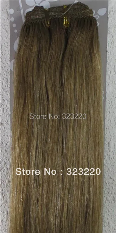 

Wholesale 18"-36" Women's Remy Human Hair Extensions Weft Weaving Straight 100g Lighter Brown #10