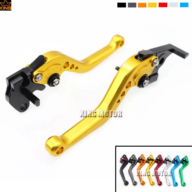 

Motorcycle Accessories Short Brake Clutch Levers For YAMAHA MT-03 2005-2009 TDM 900A 2006-2010 Gold