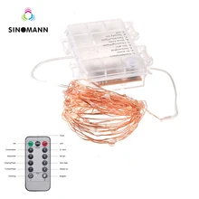 30 м 300 напольный Новогодние товары Гирлянды Медный провод Гирлянды светодиодные огни Звездное свет+ Адаптеры питания(Великобритания, США, ЕС, АС Plug