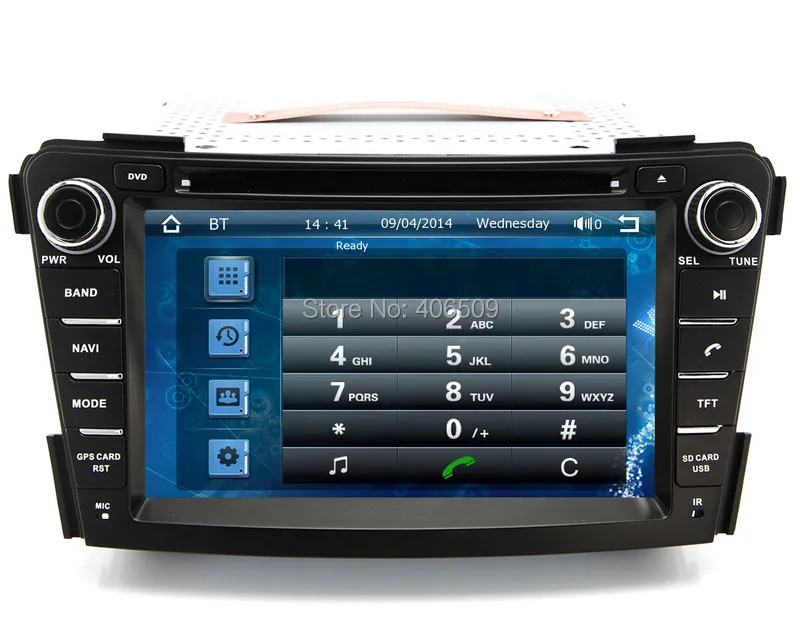 Best 7" Head Unit Car DVD Player for Hyundai I40 2011 2012 2013 with GPS Navigation Radio Bluetooth USB SD AUX Video Audio Stereo 2