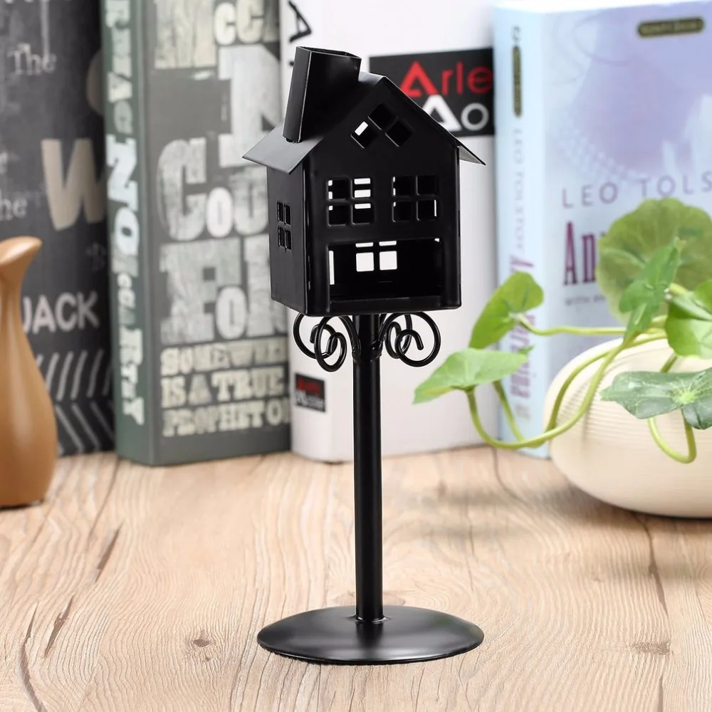 Vintage Standing Kiosk House Candle Holder Candlestick Home Party
