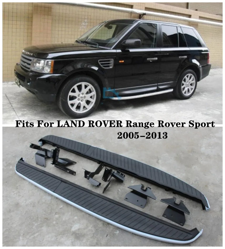 

High Quality Aluminum alloy Car Running Boards Side Step Bar Pedals Fits For LAND ROVER Range Rover Sport 2005-2013