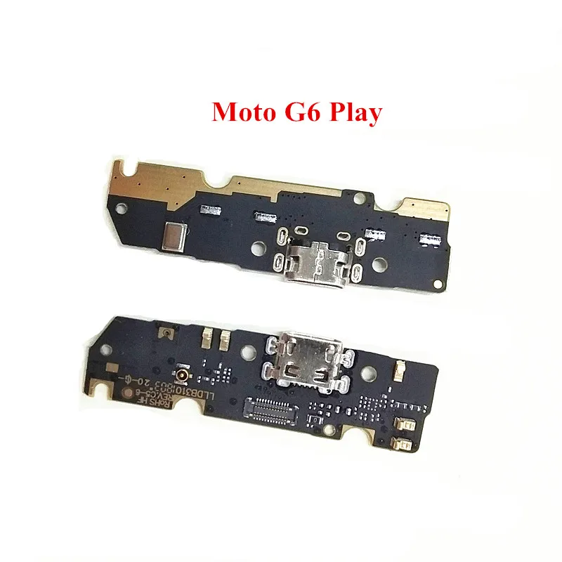 USB порт для зарядки док станции Штекерный разъем гибкий кабель Motorola Moto G6 Play|Шлейфы