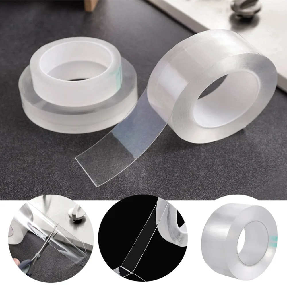 

8x300cm Kitchen Window Accessories Sealing Strips Transparent household self-adhesive pool edge gap waterproof stickers /4