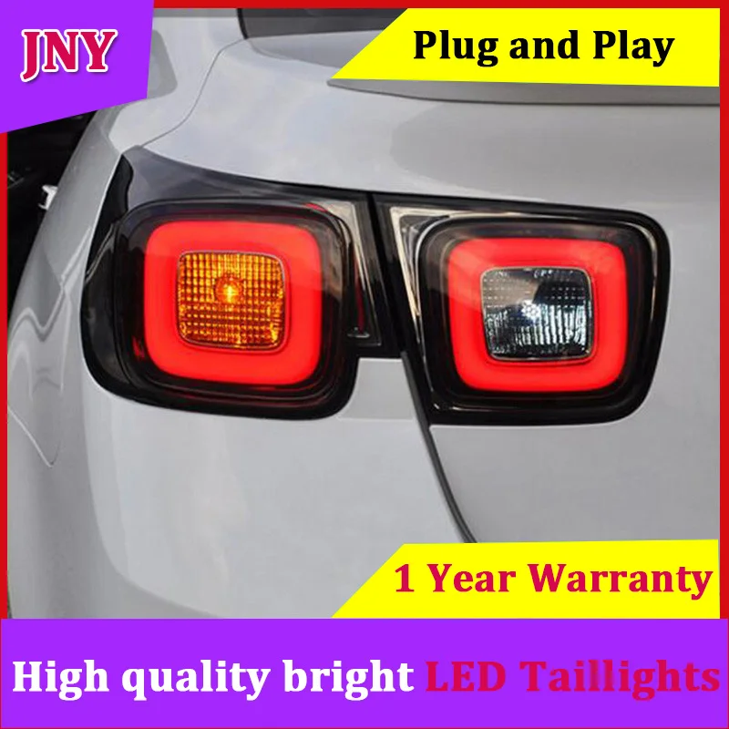 JNY Car Styling for Chevrolet Malibu Tail Lights 2011 2012 2013 2014 LED Light Rear Lamp DRL+Brake+Park+Signal | Автомобили и