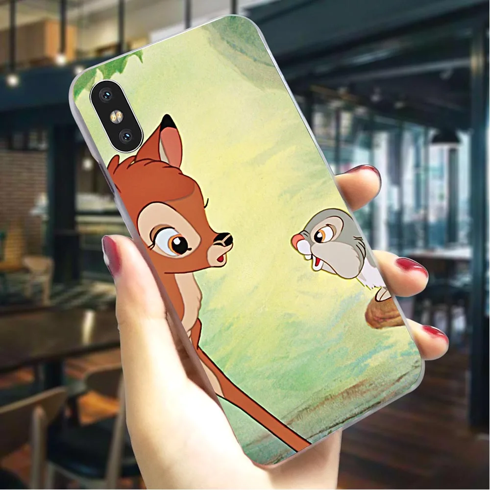 Чехол для телефона Sika Олень Бэмби iPhone XR чехол 5 5S SE 6 6S/6 6S Plus 7 8/7 8 X XS Xs Max жесткий