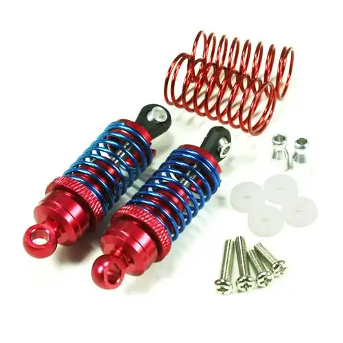 

CPV model remote control car universal suspension Damping device 55mm Aluminum Alloy Shock Absorber x 2 pairs(4 pcs)