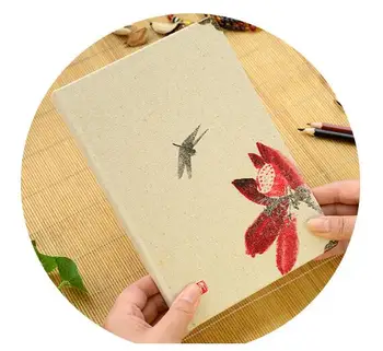 

Vintage Notepad Notebook Diary Antique Stationery Book Thickening Simple Small Fresh College Students Agenda Journal Gifts 2017