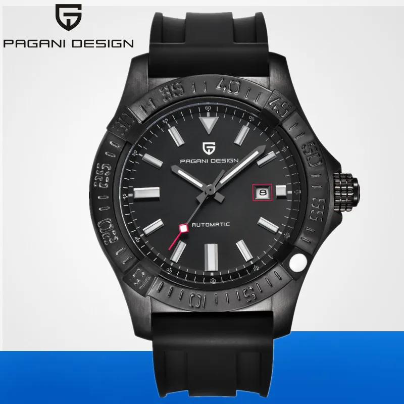 Мужские часы PAGANI классические механические водонепроницаемые автоматические 30