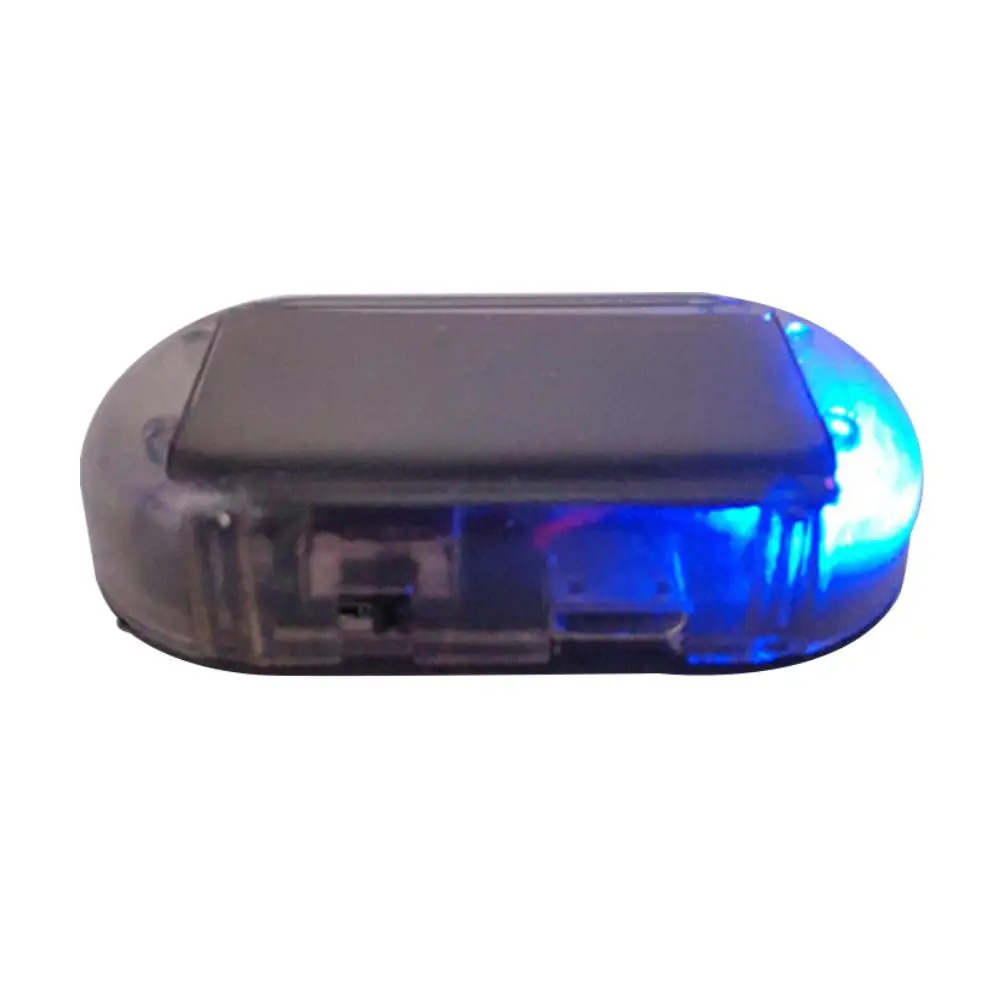 

Solar Power Anti-theft led car Car Dummy Alarm LED Light Anti-theft Warning Flashing Security Lamp