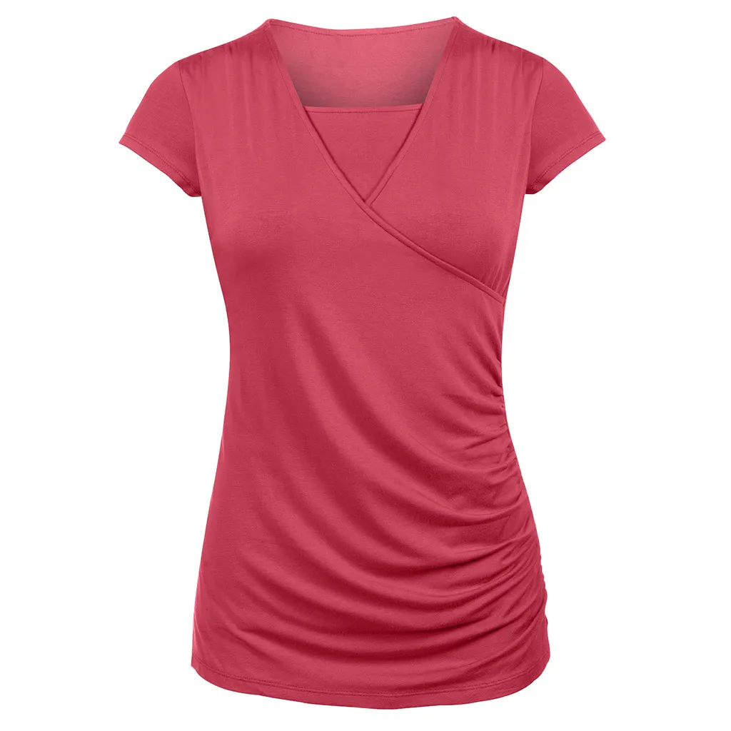 MUQGEW одежда для грудного вскармливания Женские топы с принтом Одежда для кормления грудью футболка ropa lactancia# y2