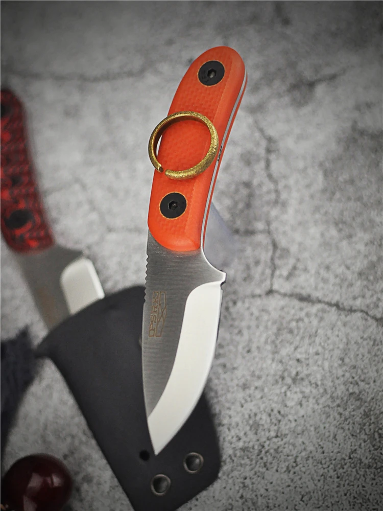 PSRK горячая Распродажа 440C Сталь G10 ручка 59HRC гравировкой фиксированной Ножи открытый небольшой фиксированным лезвием Малый шеи Ножи подарок EDC инструмент ножей