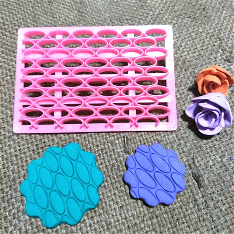 

DIY Fondant Cake Embosser Oval Cookie Cutters Biscuit Molds Icing Embossing Decoration Cutter Cake Bakeware Tools
