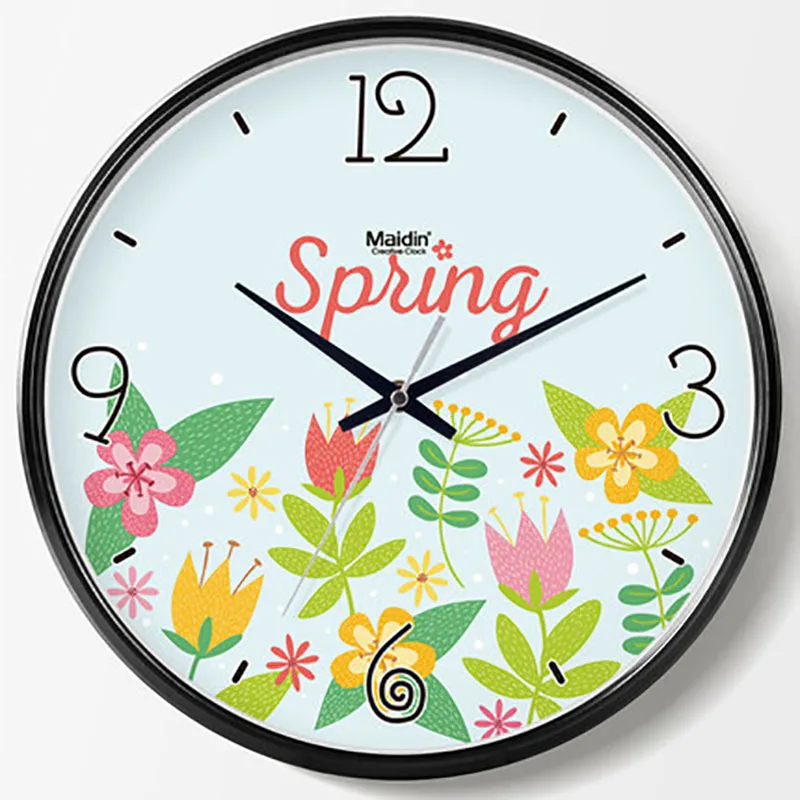 Креативные настенные Saatk современные модные часы для дома Nixie настенные часы для спальни Saatk художественные диаграммы немой Saatk календарь кварцевые Saatks Home W5176 - Цвет: Style12