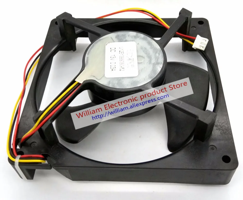 Original U12e13bs3b352 J23 Dc13v 0.03a 13 Centímetros Refrigerador Ventilador de Refrigeração Estática à Prova d Água - Imagem 3