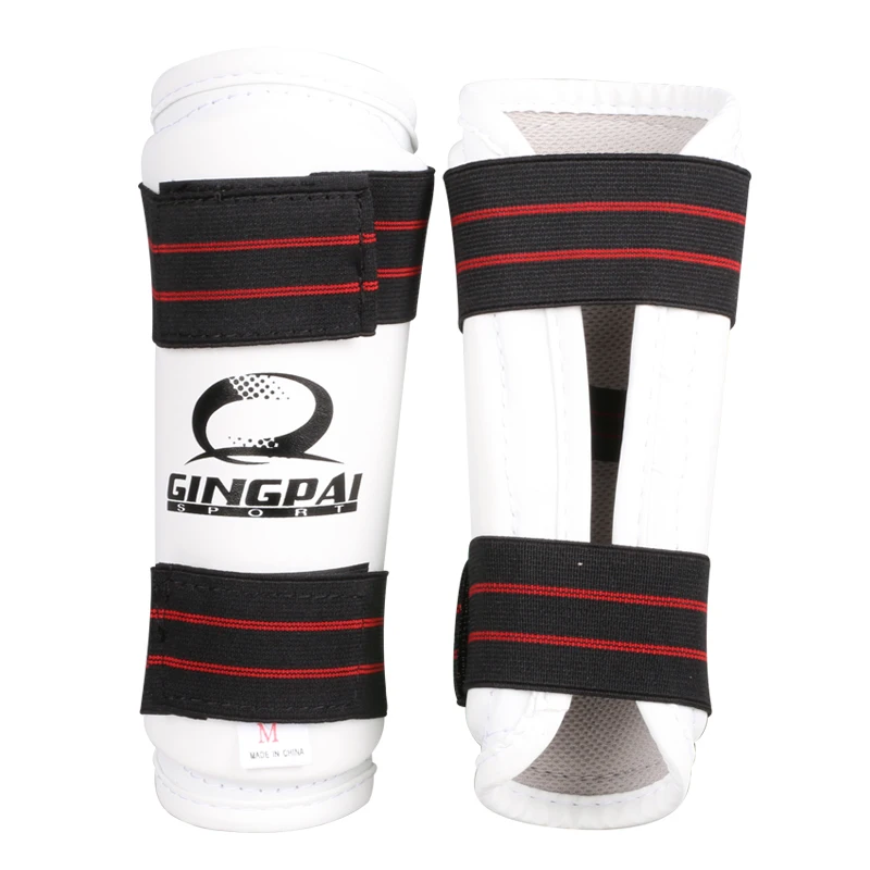 Shin Guard For Kick Boxing MMA Karate Taekwondo Sanda Fight Protective Equipment Muay Thai Protector Shin Arm Leg Guards 1 Pair