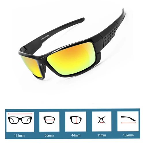 Солнцезащитные очки NEWBOLER, поляризационные очки для рыбалки, мужские, женские, для вождения, туризма, Outdppr, спортивные очки, рыболовные очки с веревкой - Цвет: No Box Orange