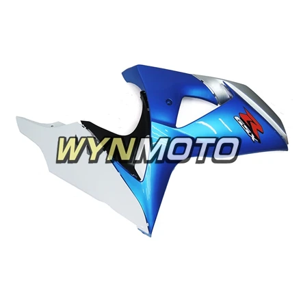 Полный комплект обтекателей для GSXR1000 09-16 09 10 11 12 13 14 15 16 K9 инъекции обтекатели ABS пластмасс кузов сине-белые капот