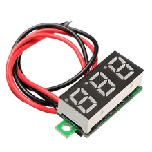 2.5V-30V 0.28 Inch Mini Digital Voltmeter Voltage Tester Meter LED Screen Electronic Parts Accessories
